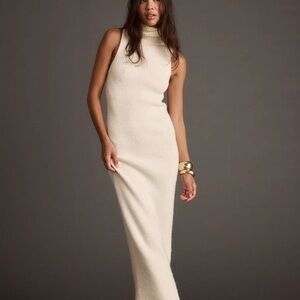 Monique Cream Sweater Maxi Dress
